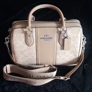 Coach Rowan Satchel Bag In Signature Canvas